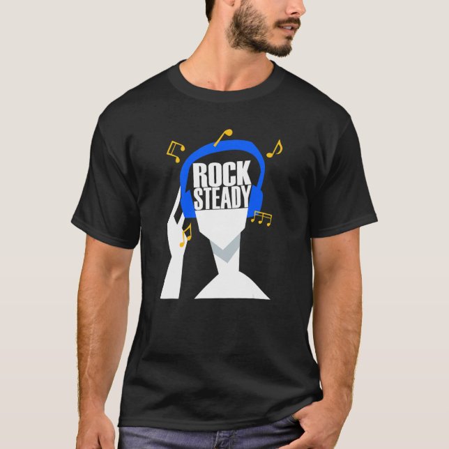 Mina hörlurar spelar bara Rocksteady T Shirt (Framsida)