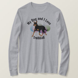 Mina Hund och jag Kärlek Treibball Kelpie T Shirt