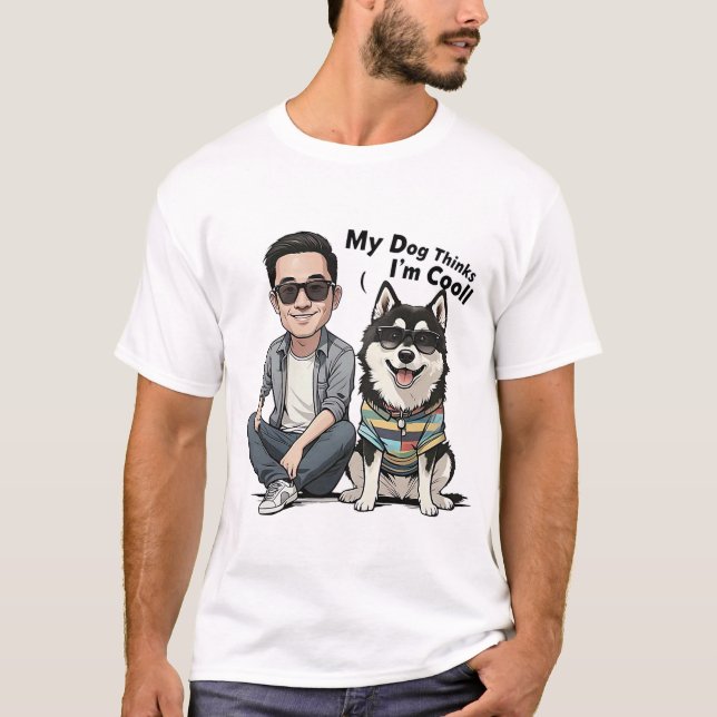 Mina Hund tror att jag är Coola Cotton Tee (Framsida)