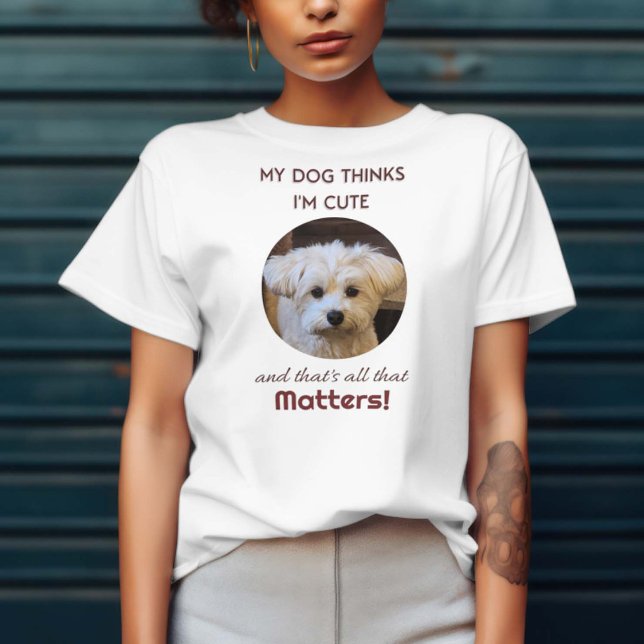 Mina Hund tror att jag är Cute T Shirt (Skapare uppladdad)