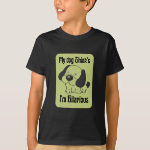 Mina Hund tror att jag är Superskoj Pet Funny T Shirt