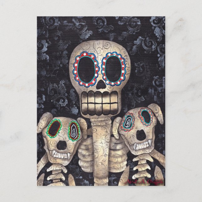 Mina Hundar och jag Vykort (Framsida)