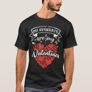 Mina invånare är min Valentines day - Nurse Doktor T Shirt