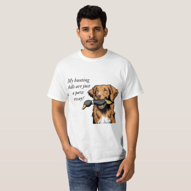 Mina jaktkunskaper är bara ett tass bort! t shirt (Hel framsida)