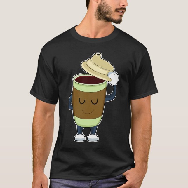 Mina kaffe att gå t shirt (Framsida)