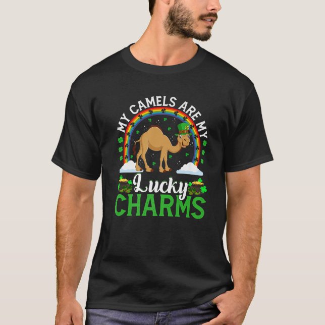 Mina kameler är min Lucky Charms Funny Camel St. P T Shirt (Framsida)