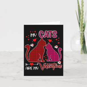 Mina katter är min valentinpar Söta katters ägare Kort
