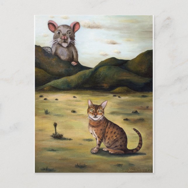 Mina katter värst Nightmare Vykort (Framsida)