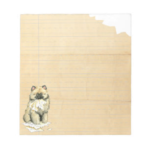 Mina Keeshond Ate Min hemläxa Anteckningsblock