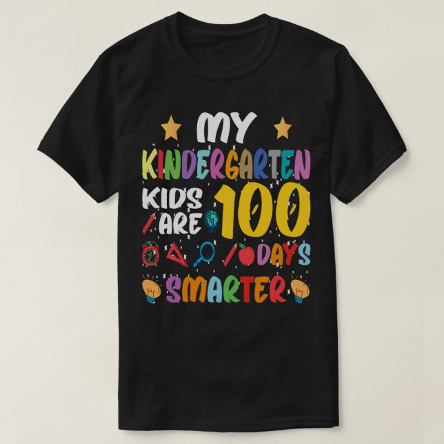Mina Kindergarten-barn är 100 dagar smartare än t Shirt (Design framsida)