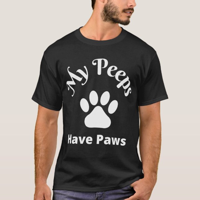 Mina kompisar har tassar t shirt (Framsida)