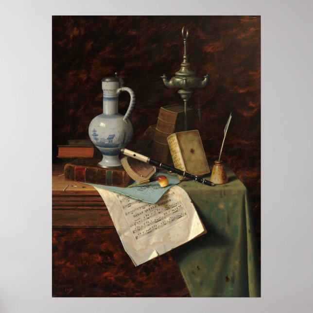 Mina kompisar - William Harnett Fine Art Poster (Framsidan)