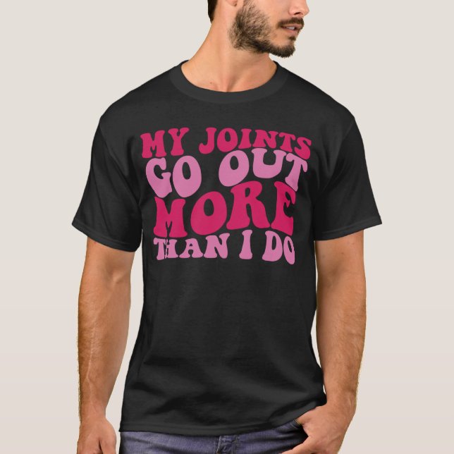 Mina kopplingar går ut mer än jag gör 1 t shirt (Framsida)