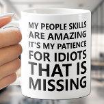 Mina kunskaper är funny kaffemugg<br><div class="desc">Humoriserade människor som citeras i mugg är roligt för dig själv eller gåva till en vän.</div>