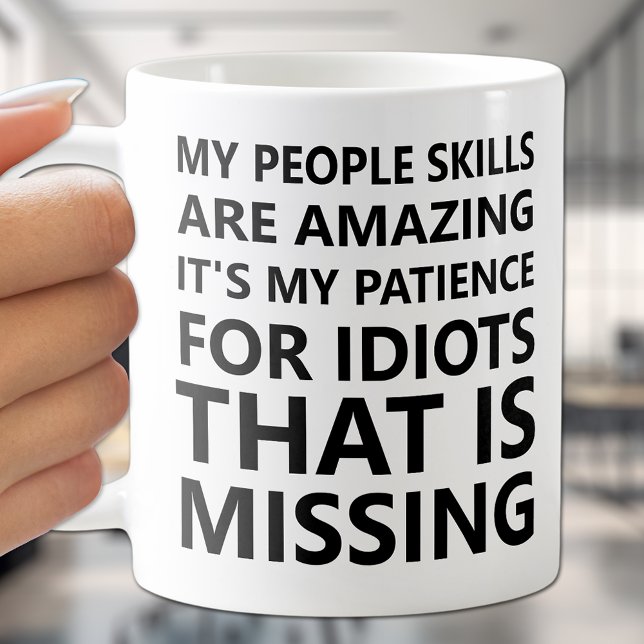 Mina kunskaper är funny kaffemugg (Skapare uppladdad)