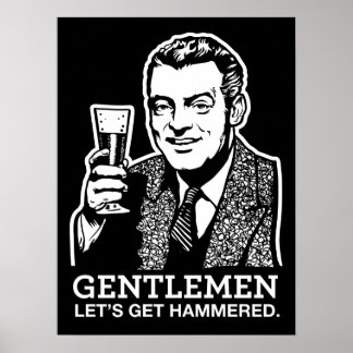 Mina Låt oss få Hammered Poster