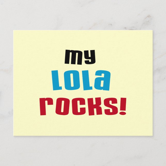 Mina Lola Sten T-shirts och presenter Vykort (Framsida)