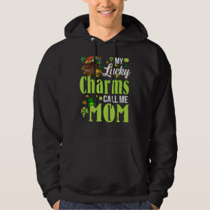 Mina Lucky Charms kallar mig Mamma St patrick's da Hoodie
