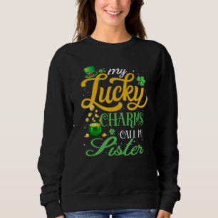 Mina Lucky Charms kallar mig Syster Lycklig St Pat T Shirt