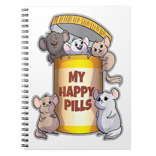 Mina Lycklig Pills Anteckningsbok (Framsidan)