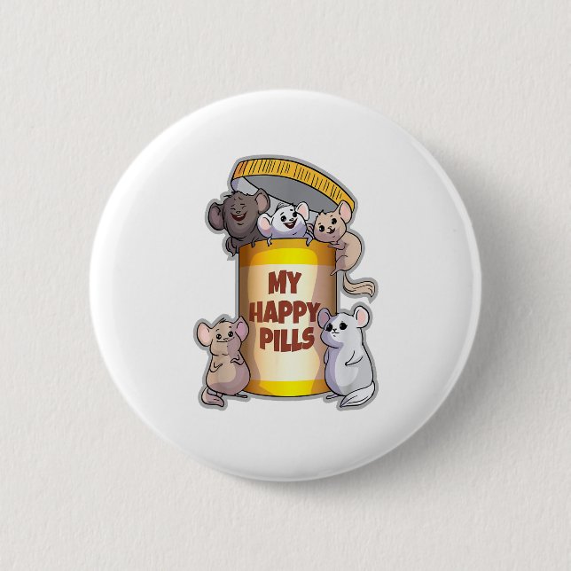 Mina Lycklig Pills Knapp (Framsida)