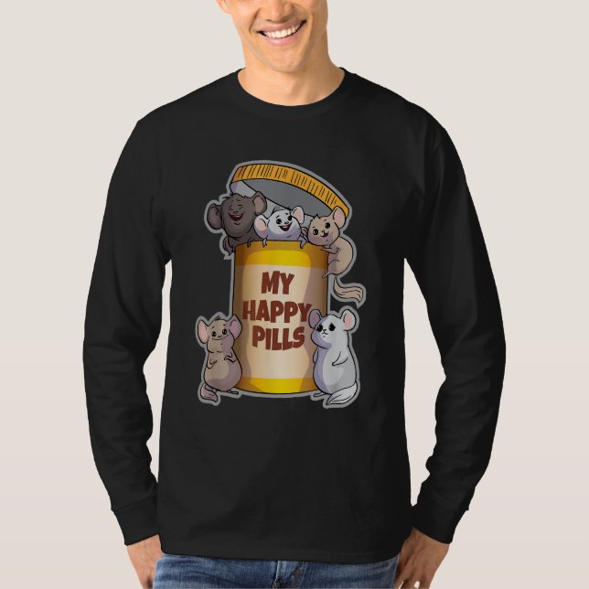 Mina Lycklig Pills T Shirt (Framsida)