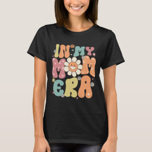 Mina Mamma Era Retro Groovy Mamma Women Mors dag T Shirt