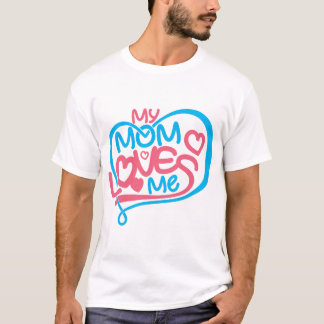 Mina Mamma-Kärlek-mig-citattecken, hemdekortecken T Shirt