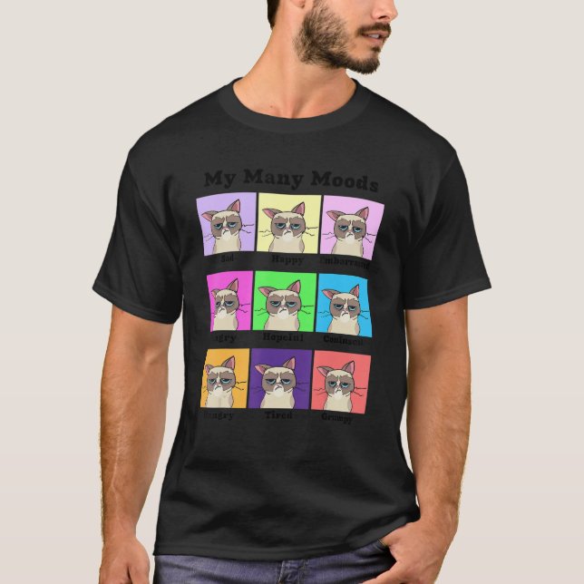 Mina många modeller Katt T Shirt (Framsida)