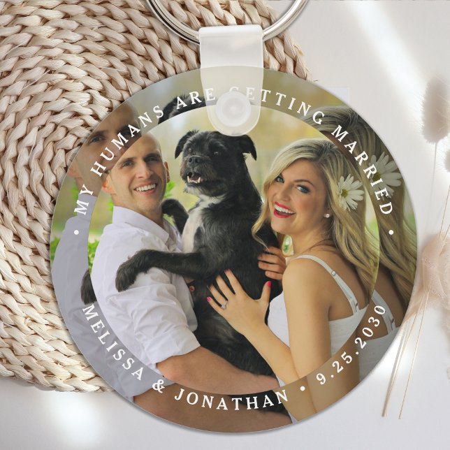 Mina människor är Gifta sig Anpassningsbar Hund Ph Nyckelring (Skapare uppladdad)