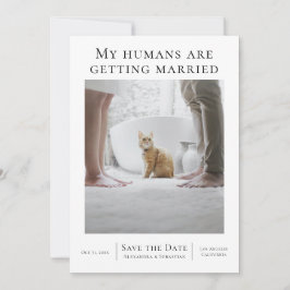 Mina människor är Gifta sig Bröllop Personlig Spara Datumet