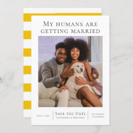 Mina människor är Gifta sig Bröllop Personlig Spara Datumet