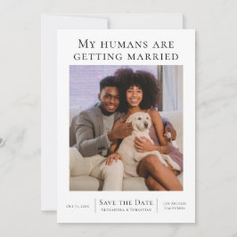 Mina människor är Gifta sig Bröllop Personlig Spara Datumet