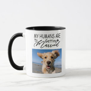 Mina människor gifter sig Anpassad hundfoto Mugg