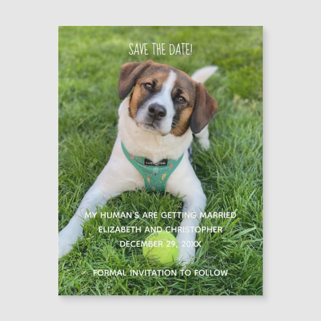 Mina människor gifter sig Foto Spara datumet (Framsida)