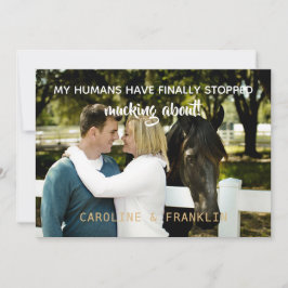 Mina människor har slutat att haka på Förlovningen Inbjudningar