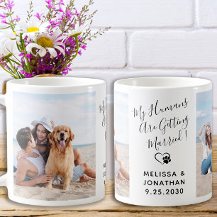Mina Människor Ska Gifta Sig 2 Husdjur Hund Foto Kaffemugg