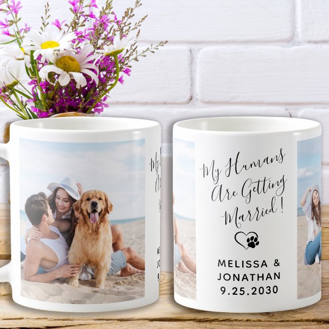 Mina Människor Ska Gifta Sig 2 Husdjur Hund Foto Kaffemugg (Skapare uppladdad)