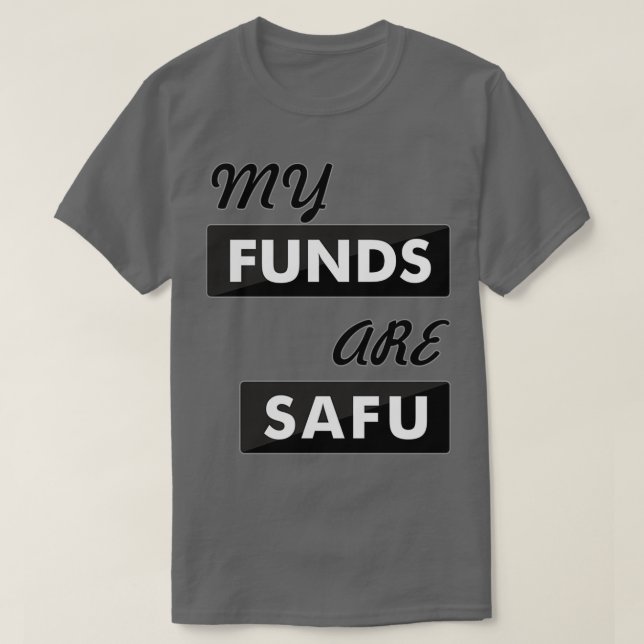 Mina medel är säkra t shirt (Design framsida)