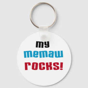 Mina Memaw Sten T-shirts och presenter Nyckelring