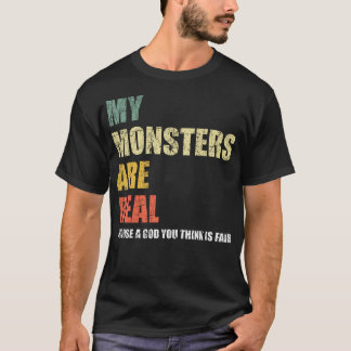 Mina monster är riktiga t shirt