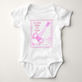 Mina Morsa kämpar för Höger Gavel Baby Bodykostym T Shirt