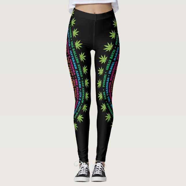 Mina musiklaggings leggings (Framsida)