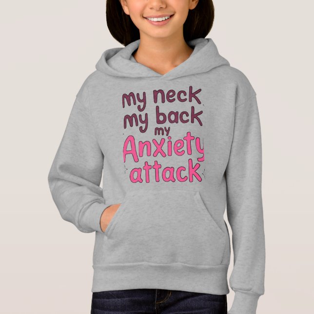 Mina Nacke, min rygg, mitt ångestanfall T Shirt (Framsida)