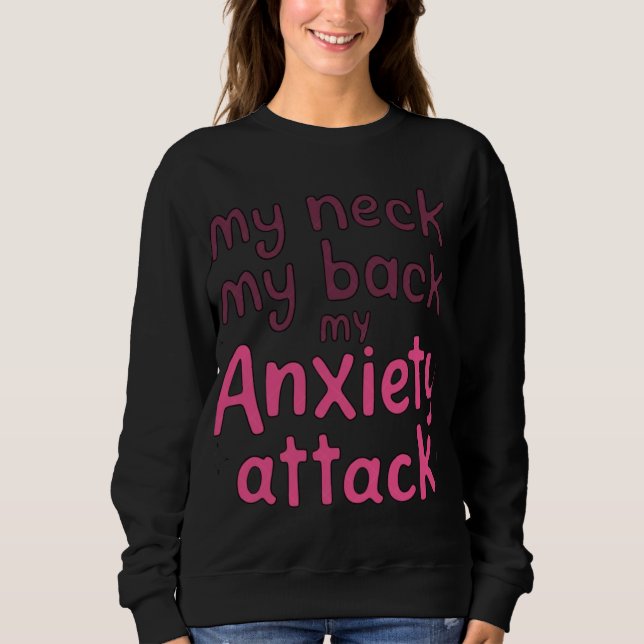 Mina Nacke, min rygg, mitt ångestanfall T Shirt (Framsida)