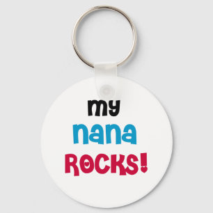 Mina Nana Sten T-shirts och gåvor Nyckelring