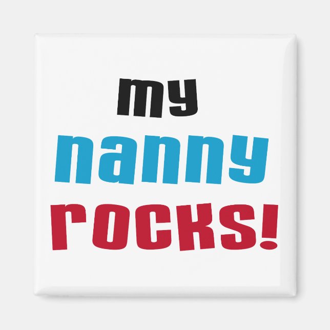 Mina Nanny Sten T-skjortor och gåvor Magnet (Framsidan)