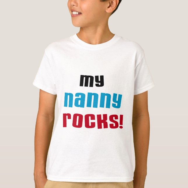 Mina Nanny Sten T-skjortor och gåvor Tee Shirt (Framsida)