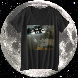 Mina nätter är full måndagskvätt t shirt