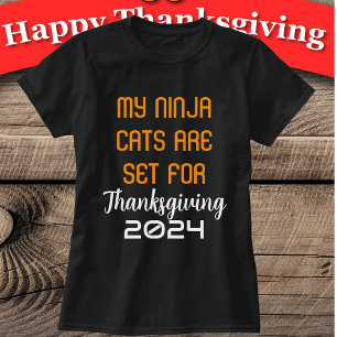 Mina Ninja-katter är inställda för att anpassa Tha T Shirt